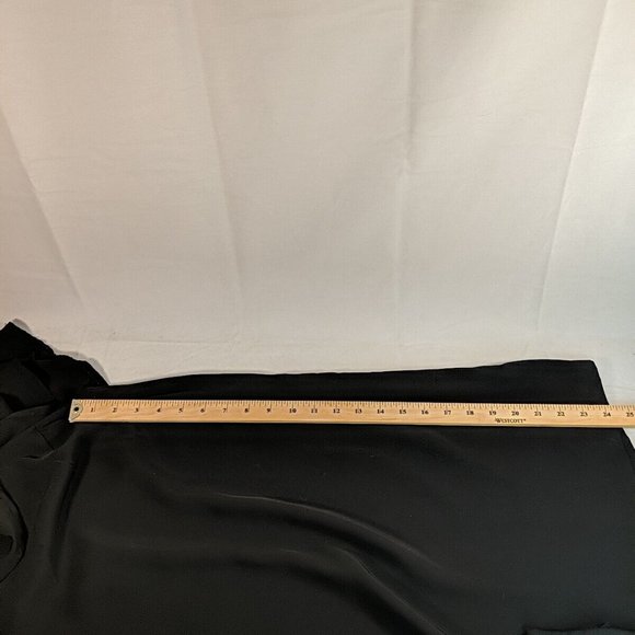 Another Story Black Flowy Dress Keyhole Sleeveless Women's Large L Formal - Picture 8 of 10